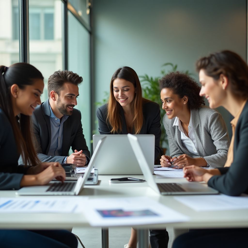 Nuestro equipo en una sesión de estrategia